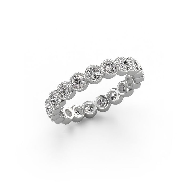 Bague Mariam 0.07 950 platine diamant 1.44 crt