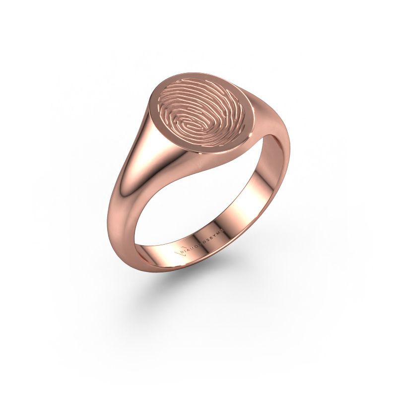 Signet ring Doris 585 rose gold