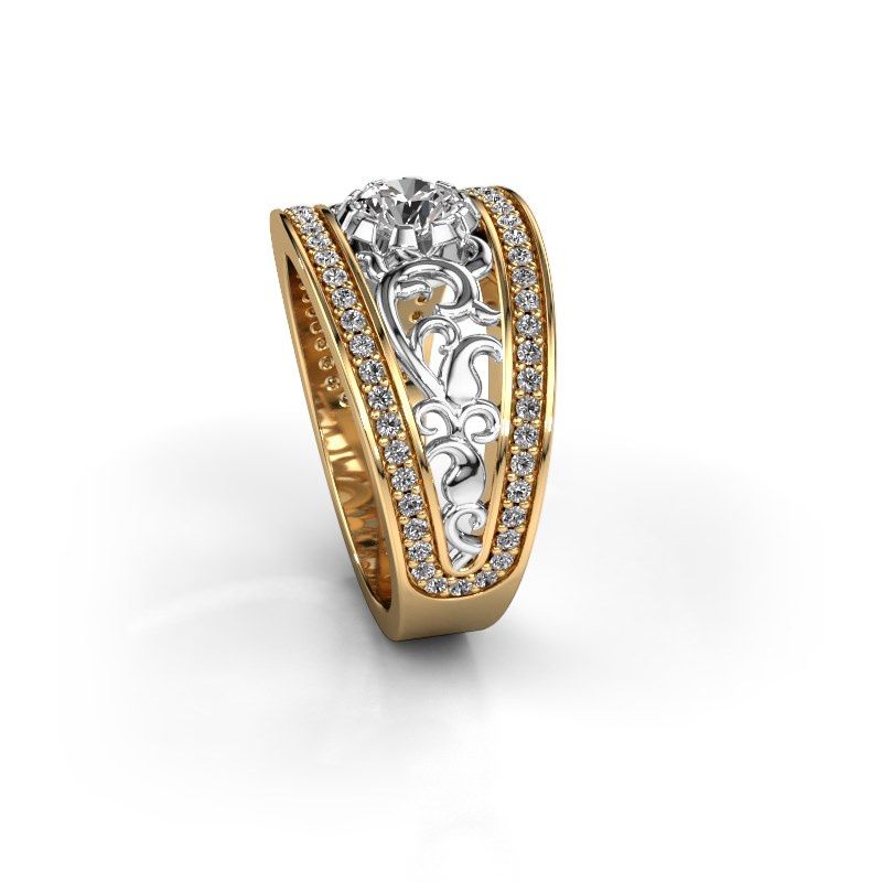 Image de Bague Marilee<br/>585 or jaune<br/>diamant 0.956 crt