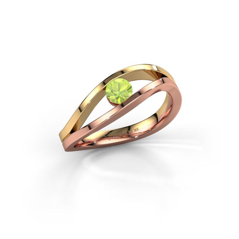 Image of Ring Sigrid 1<br/>585 rose gold<br/>Peridot 4 mm