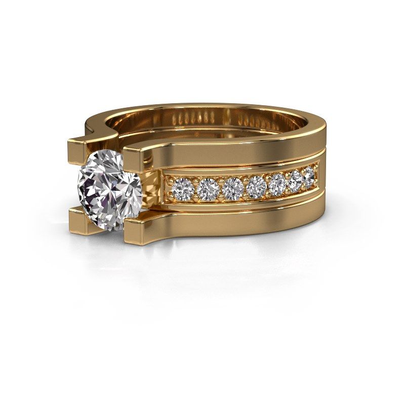 Afbeelding van Verlovingsring Myrthe 585 goud diamant 1.35 crt