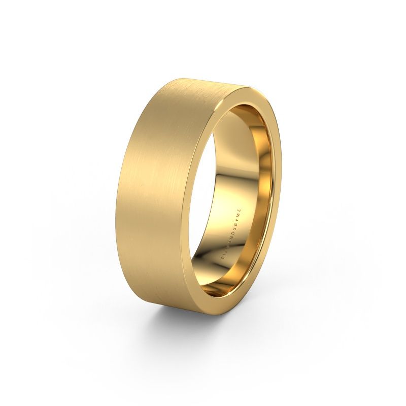 Wedding ring WH0100M17BM 585 gold ±7 x 2 mm