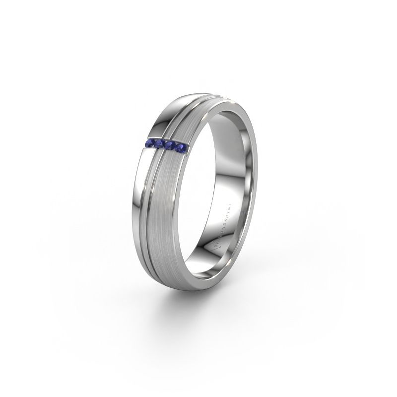Ehering WH0909L25X 585 Weißgold Saphir ±5x1.5 mm