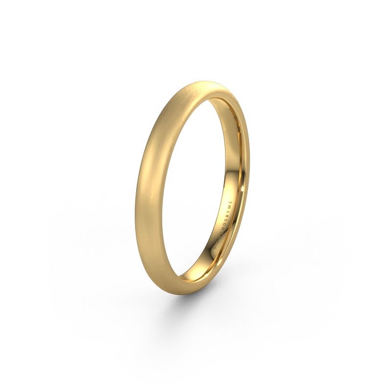 Wedding ring WH0100M33BM 585 gold ±3 x 2 mm