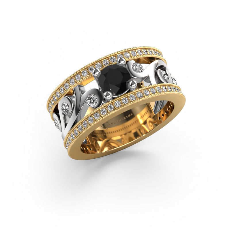 Ring Sanne 585 Gold Schwarz Diamant 1.23 crt