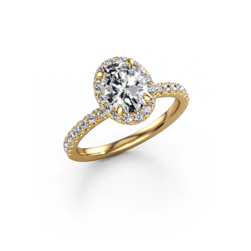Verlobungsring Miranda OVL 585 Gold Lab-grown Diamant 1.642 crt