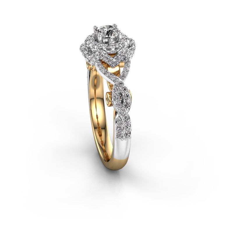 Afbeelding van Verlovingsring Cathryn<br/>585 goud<br/>diamant 0.914 crt