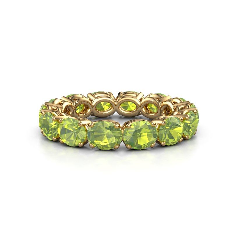 Bild von Ring vivienne ovl 5x4<br/>585 Gold<br/>Peridot 5x4 mm