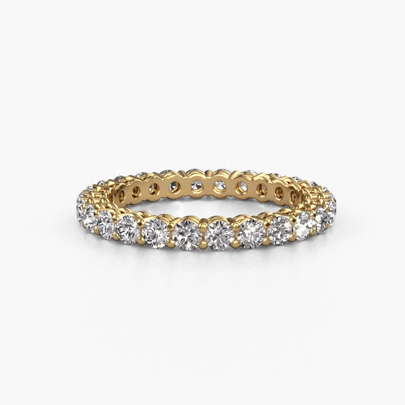 Image of Stackable ring Michelle full 2.4 585 gold diamond 1.43 crt