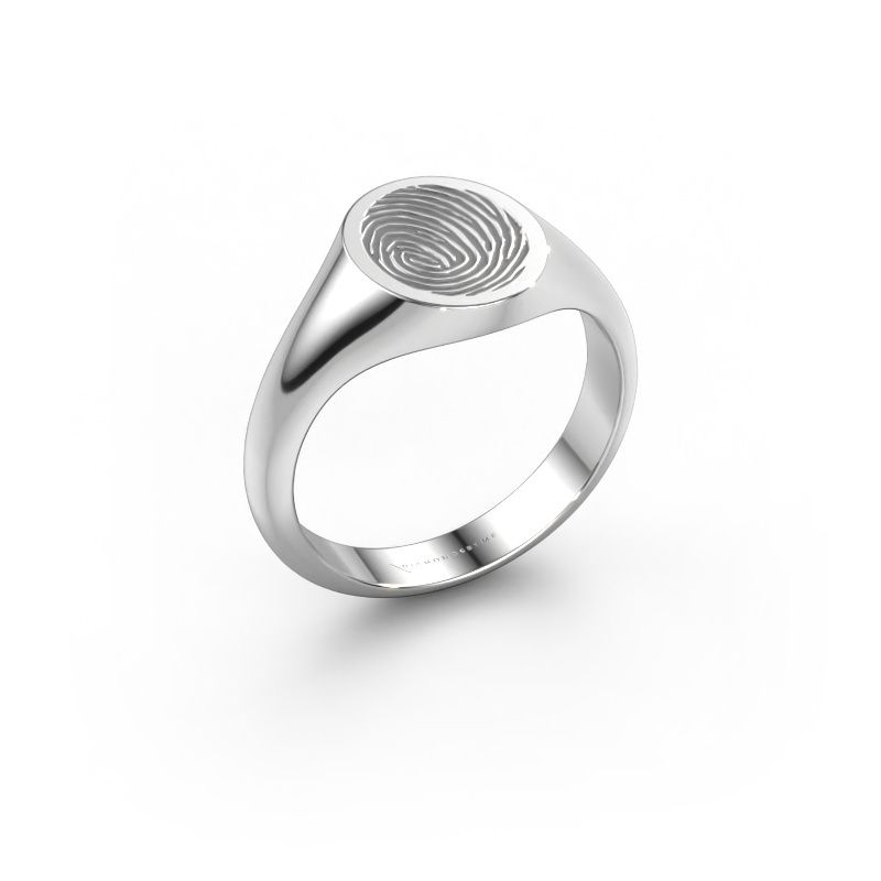 Pinky ring Levi 585 white gold