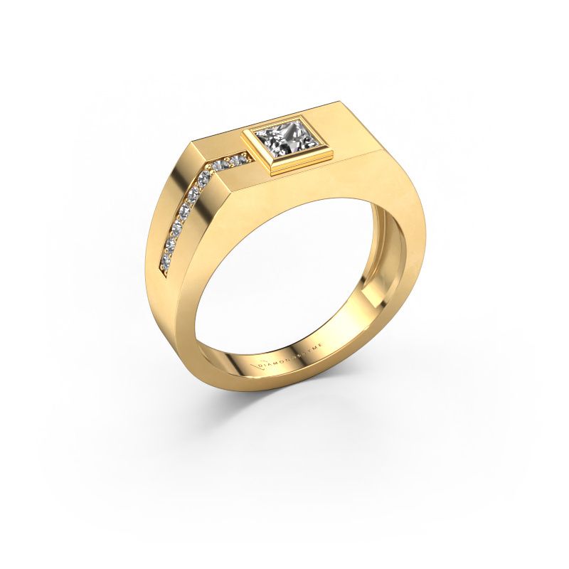 Men's ring Robertus 1 585 gold lab grown diamond 0.496 crt