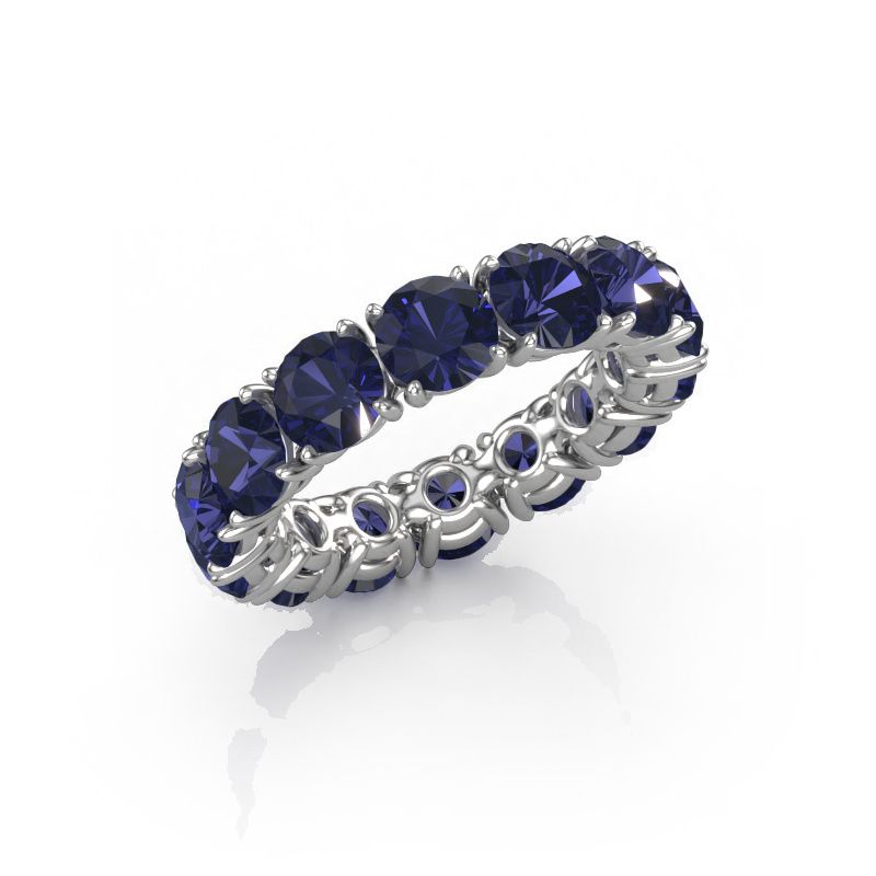 Ring Vivienne 5.0 585 white gold sapphire 5 mm