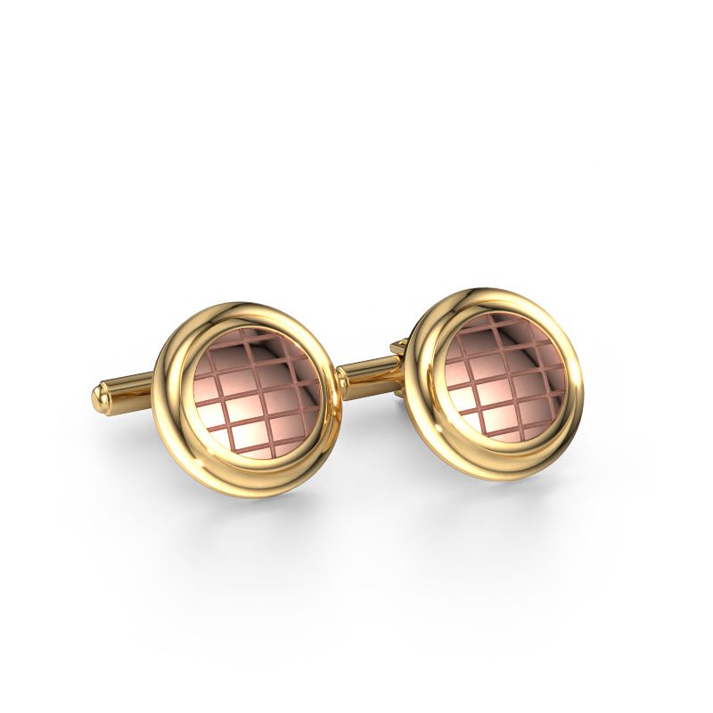 Boutons de manchettes Sancho 585 or jaune
