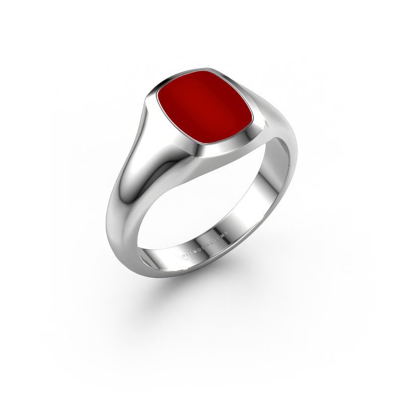 Siegelring Zelda 950 Platin Karneol 10x8 mm