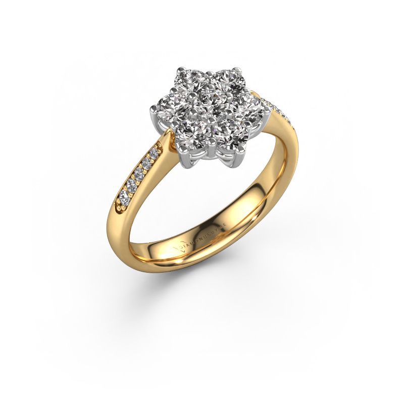 Verlovingsring Chantal 2 585 goud lab-grown diamant 0.02 crt