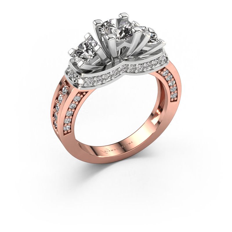 Verlobungsring Phileine 585 Roségold Lab-grown Diamant 1.495 crt