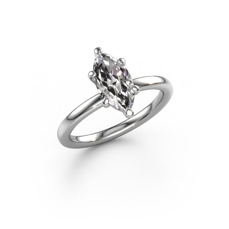 Verlobungsring Simone MRQ 1 585 Weißgold Diamant 1.25 crt