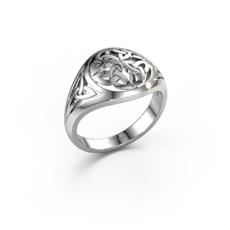 Men's ring Damian 585 white gold