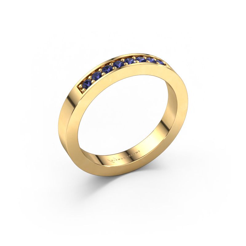 Aanschuifring Loes 5 585 goud saffier 1.7 mm