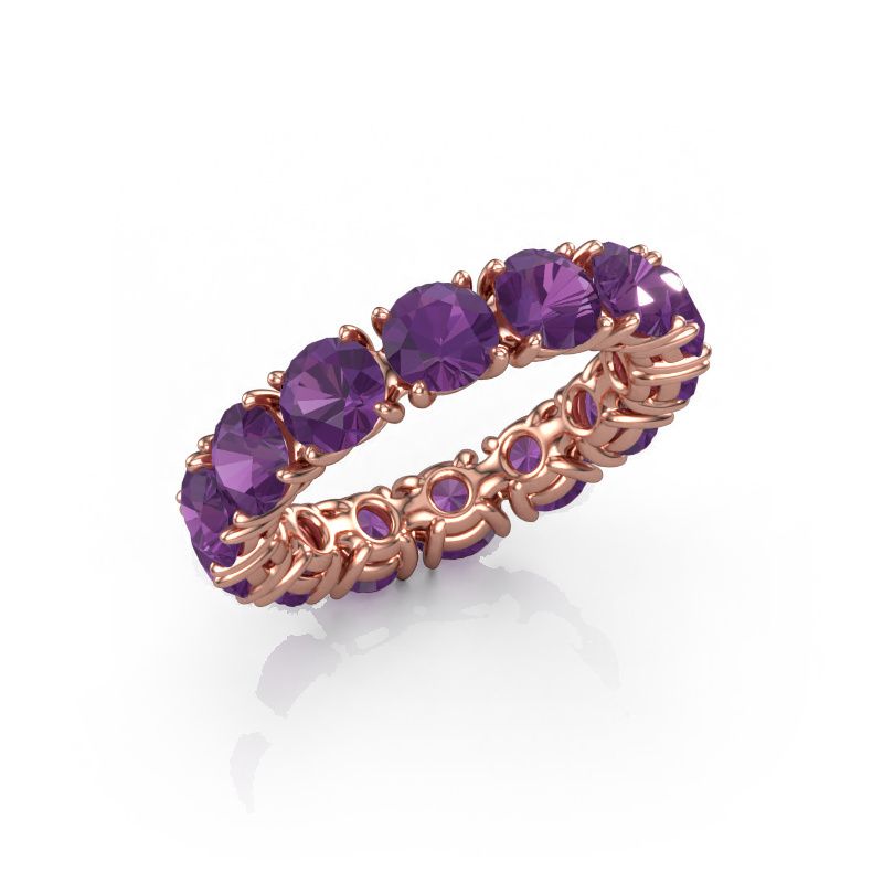 Ring Vivienne 4.7 585 Roségold Amethyst 4.7 mm