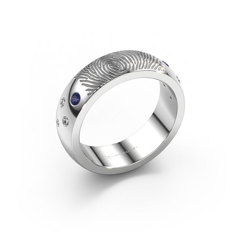 Alliance Minke 585 or blanc ±6 x 2,3 mm saphir