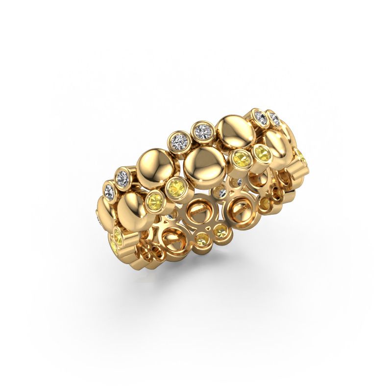 Ring Joanne 585 gull gul safir 1.4 mm