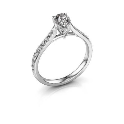 Bague de fiançailles Mignon per 2 585 or blanc diamant 0.739 crt