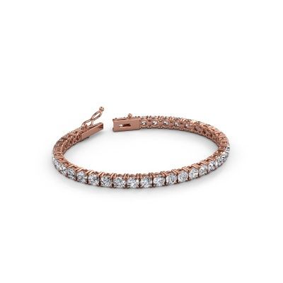 Tennis bracelet Shirley 4.2 lab diamond 585 rose gold 11.10 crt