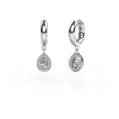 Drop earrings Barbar 1 585 white gold diamond 3.24 crt