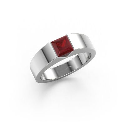 Verlobungsring Arlena 1 950 Platin Rubin 4 mm