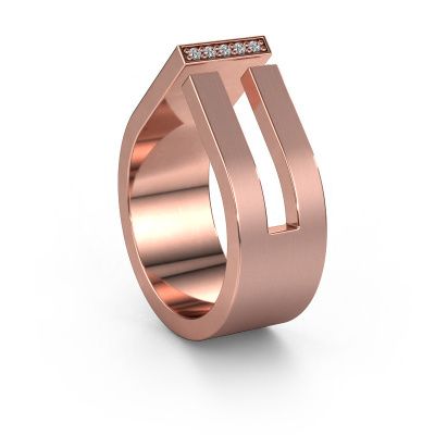 Wedding ring WH2090M19C 585 rose gold ±0.39x0.09in