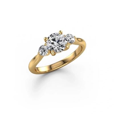 Verlobungsring Lieselot RND 585 Gold Lab-grown Diamant 1.30 crt