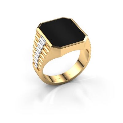 Siegelring Brent 4 585 Gold Onyx 16x13 mm