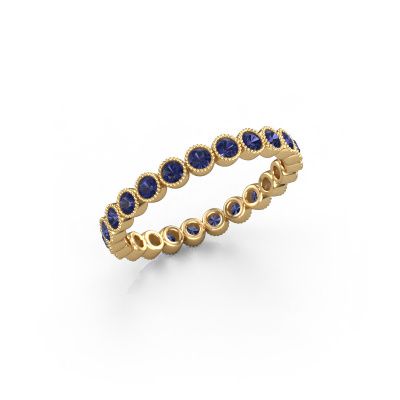Ring Mariam 0.03 585 gold sapphire 2 mm