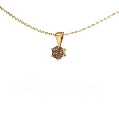 Ketting Fay 585 goud bruine diamant 0.40 crt