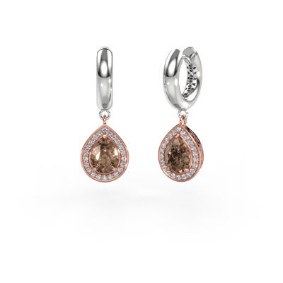 Pendants d'oreilles Barbar 1 585 or rose diamant brun 1.52 crt