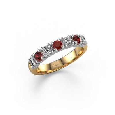 Ring Rianne 7 585 gold garnet 3 mm