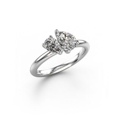 Verlobungsring Toi et Moi PER-PER 585 Weißgold Diamant 1.10 crt