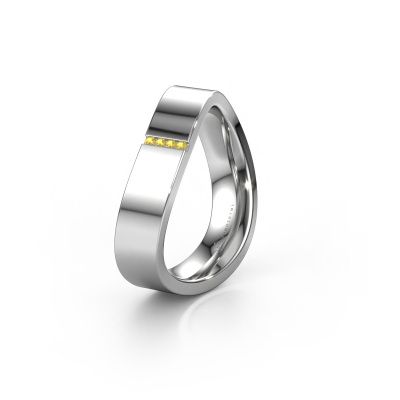 Ehering WH2046LP 585 Weißgold Gelb Saphir ±5x2.2 mm