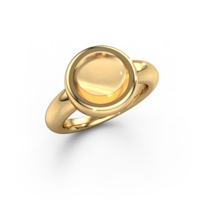 Ring Jenae 585 gold citrin 10 mm