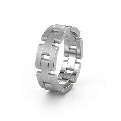 Wedding ring WH2078M17BPM 950 platinum ±0.28x0.08 in