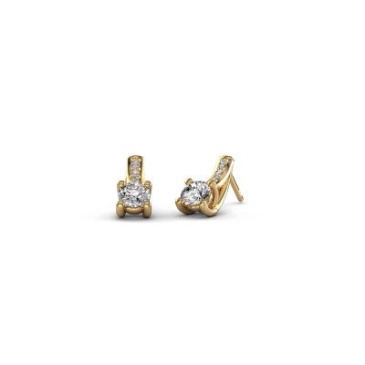 Earrings Mia 2 585 gold lab grown diamond 1.109 crt