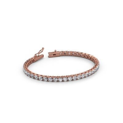 Tennis bracelet Shirley 3.7 lab diamond 585 rose gold 8.20 crt