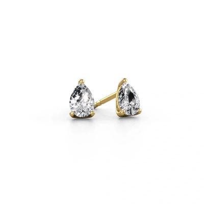 Stud earrings Sam PER 585 gold diamond 0.50 crt