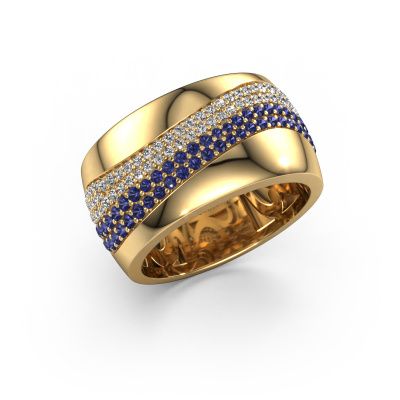 Ring Ria 585 gold sapphire 1 mm