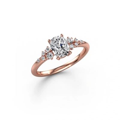 Engagement ring Royce CSH 585 rose gold diamond 1.133 crt