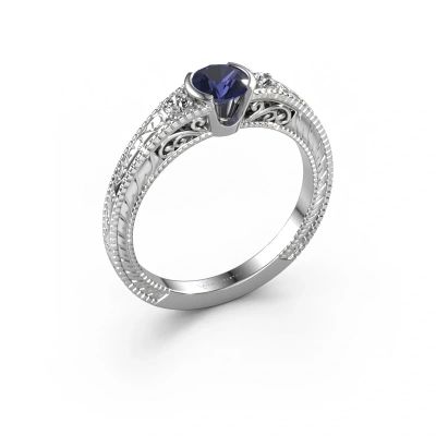 Engagement ring Anamaria 585 white gold sapphire 5 mm