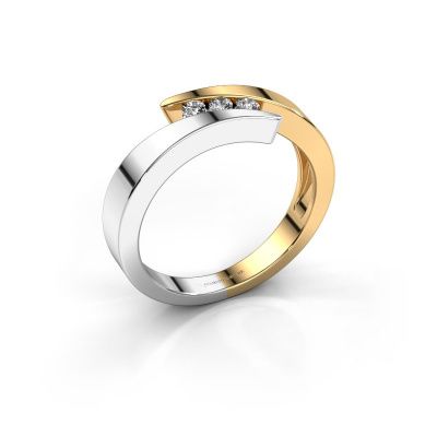 Ring Gracia 585 goud diamant 0.09 crt