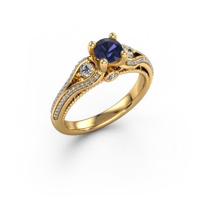 Engagement ring Nikita 585 gold sapphire 5 mm
