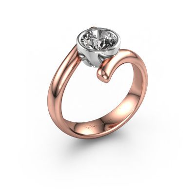 Ring Mary 585 rose gold diamond 1.00 crt